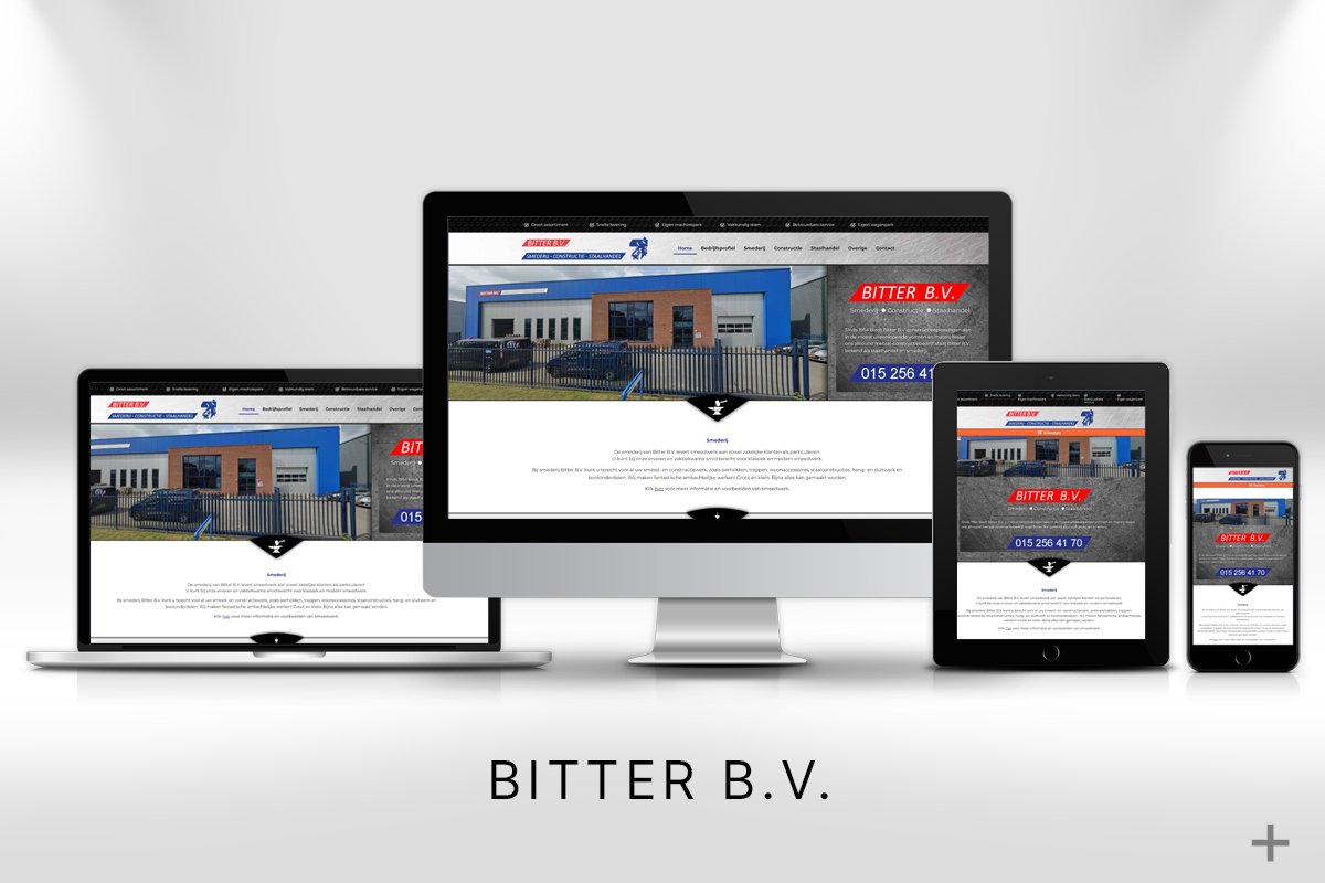 Website design en Google optimalisatie voor Bitter B.V. (Delfgauw) door 2B Media uit Delft