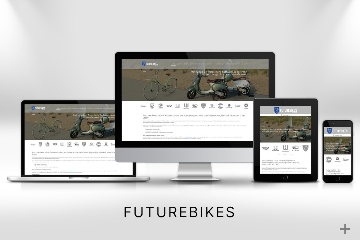 Website ontwerp en Google SEO voor Futurebikes (Pijnacker) door 2B Media uit Delft