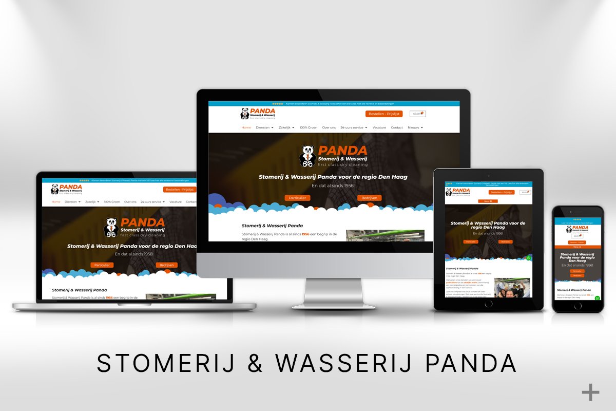 Website optimalisatie, Google Ads voor Stomerij & Wasserij Panda (Voorburg) door 2B Media uit Delft